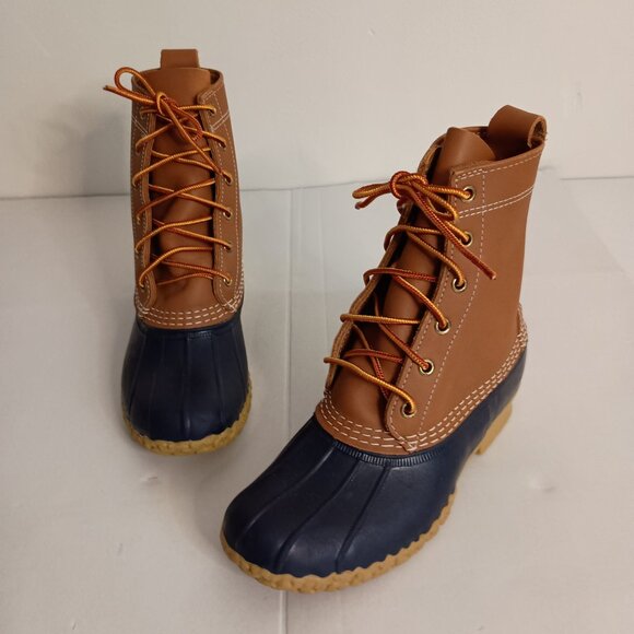 L.L. Bean Women’s Bean Boots Blue Bottom Waterproof Duck Boots Size 6M EUC - Picture 15 of 15